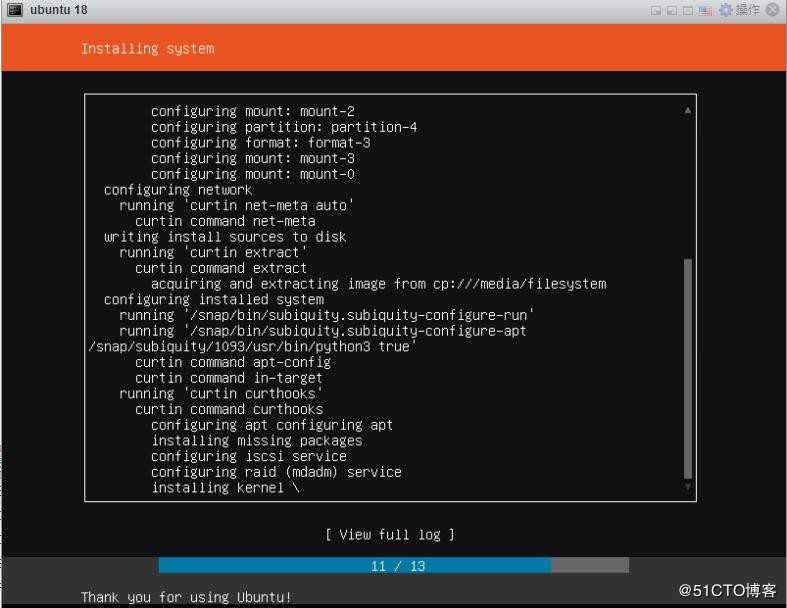 安装Ubuntu 18 Server 系统