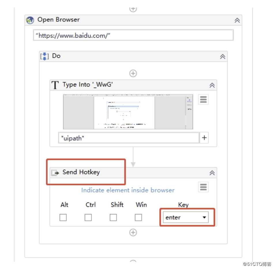 3.4 UiPath键盘操作的介绍和使用