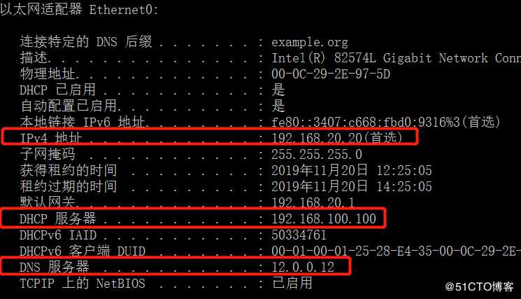 实验：在不同网段中搭建DHCP服务和跨网段的DNS、web服务