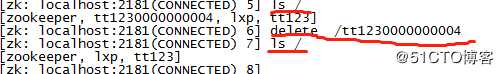 六、zookeeper常见的操作命令