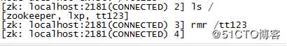 六、zookeeper常见的操作命令
