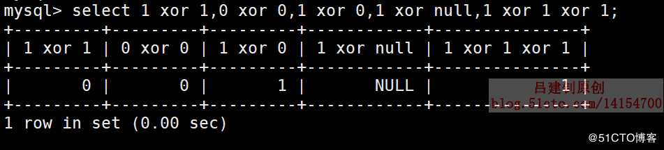 MySQL运算符详解