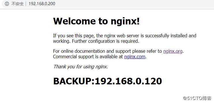 Centos7 keepalived +nginx