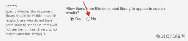如何关闭SharePoint指定文档库的搜索功能