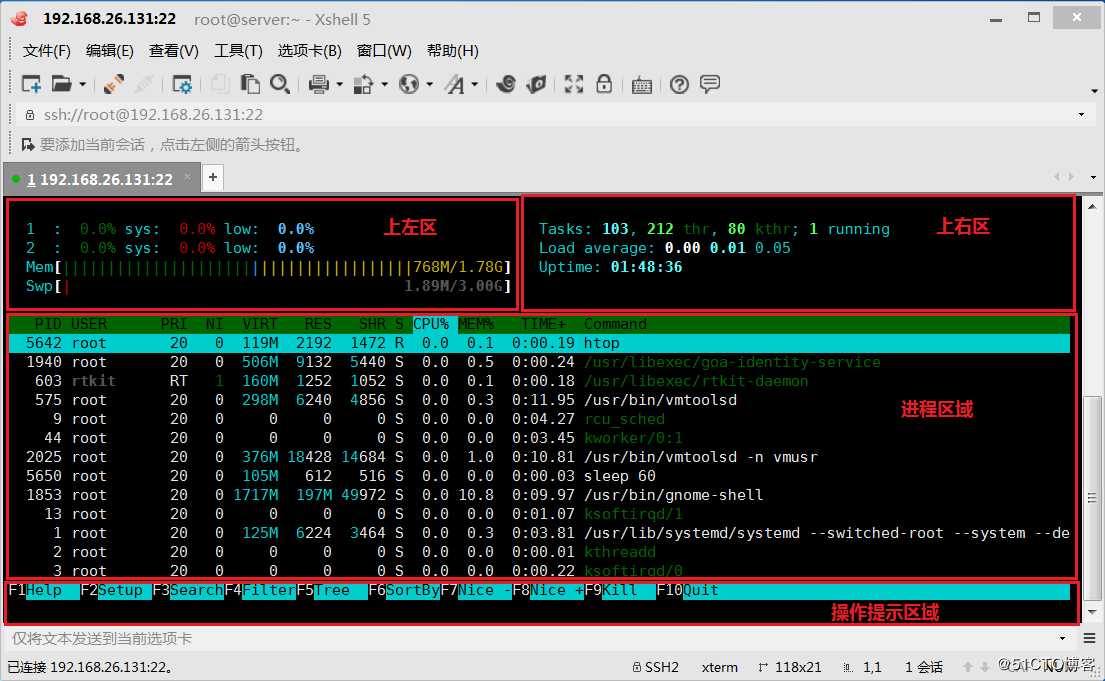 【讲清楚，说明白！】资源管理三板斧之--htop、vmstat、dstat