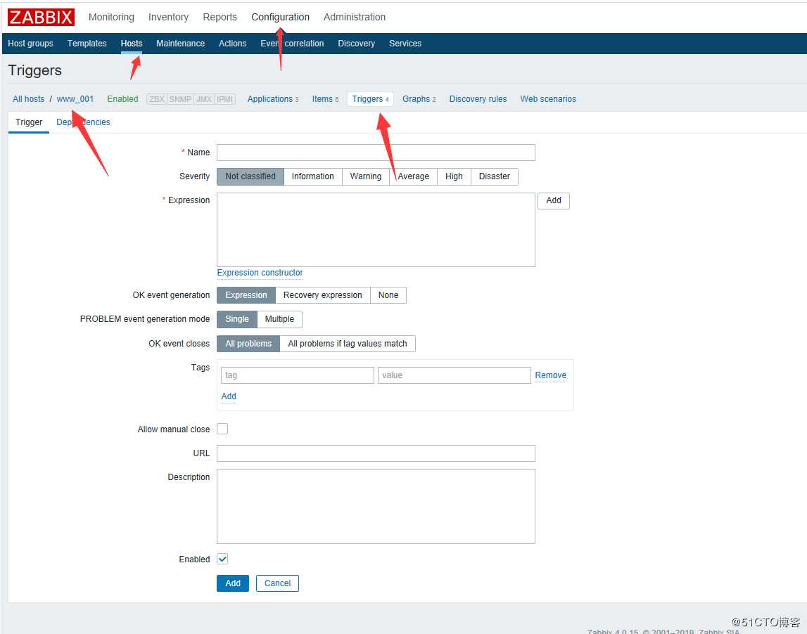 Zabbix4.0（三）钉钉，邮件，微信报警