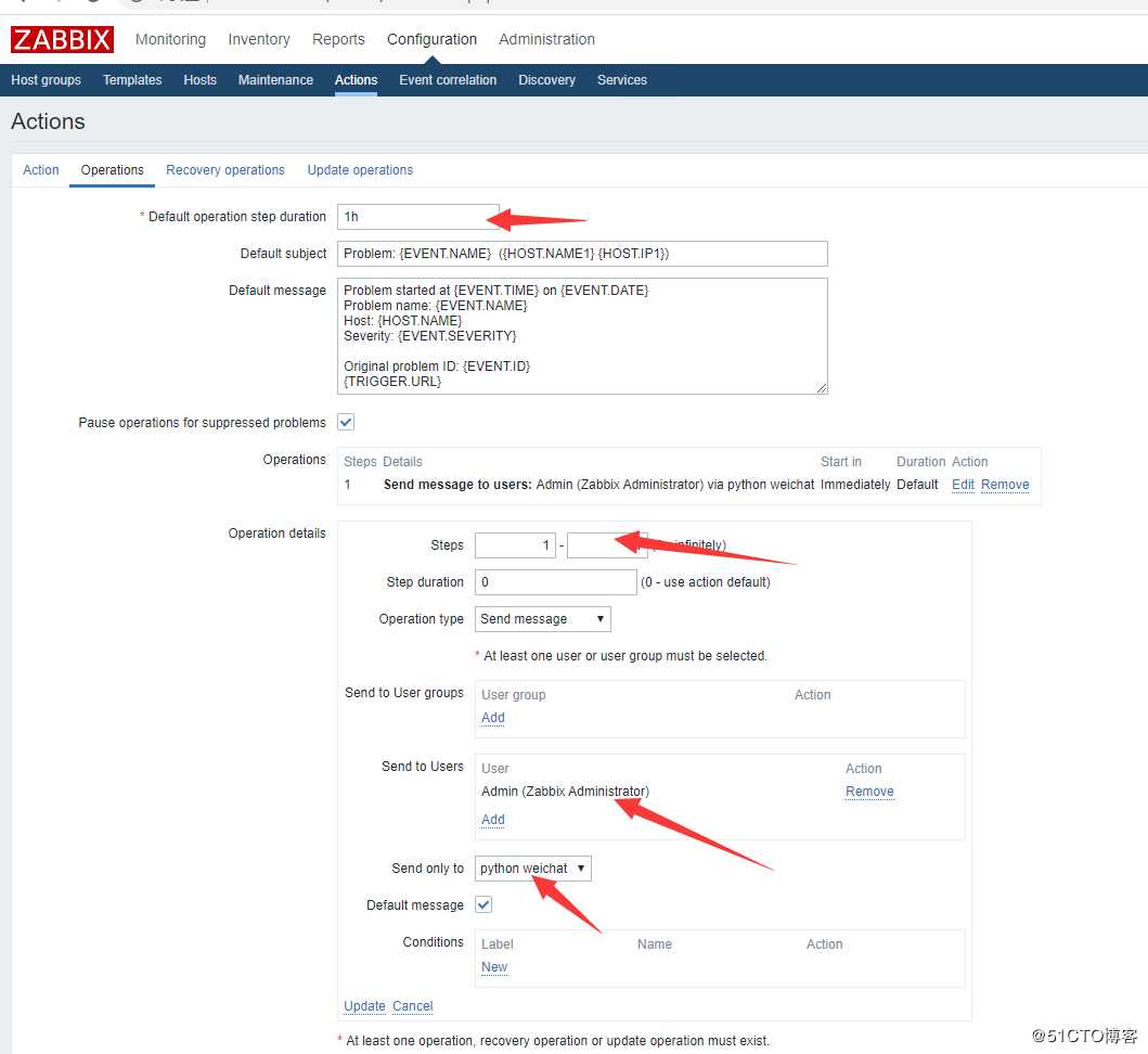 Zabbix4.0（三）钉钉，邮件，微信报警