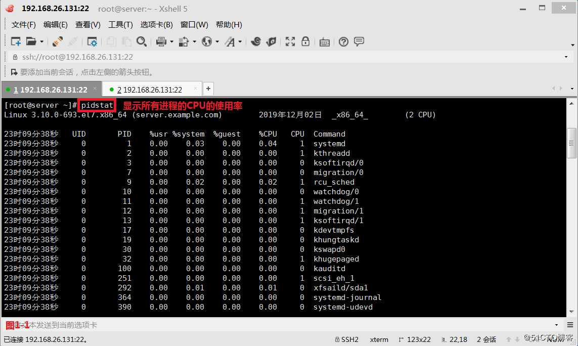 【我的Linux，我做主！】CPU监控命令之pidstat、mpstat命令