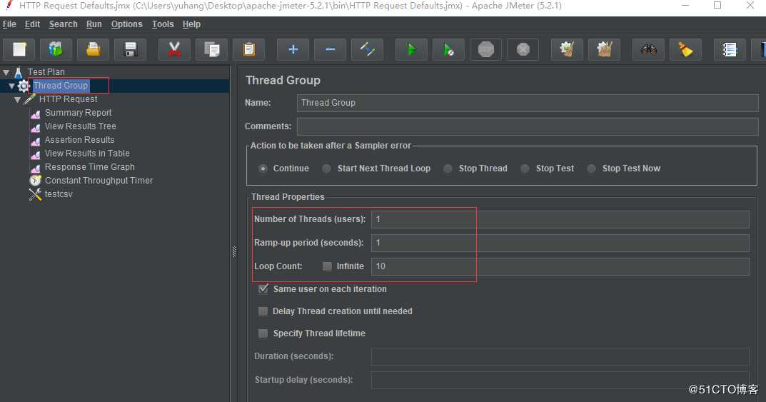 apache jmeter5.2.1的http测试用例