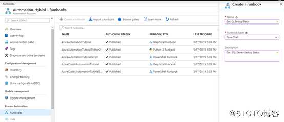 使用Azure Automation Hybrid管理本地SQL Server备份状态(二)