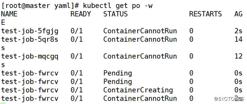 k8s的  Job/CronJob资源对象及添加api版本