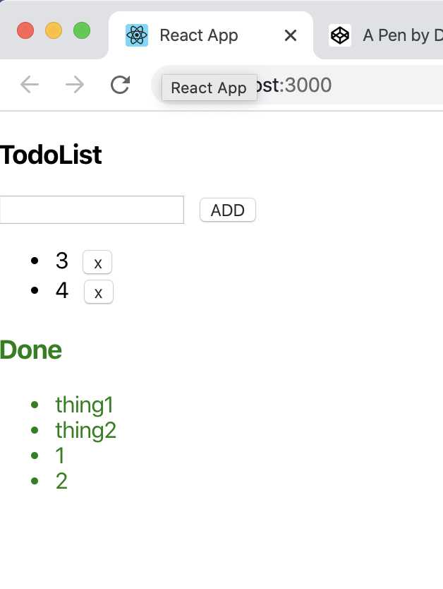 react todolist