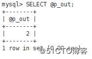 Mysql存储过程