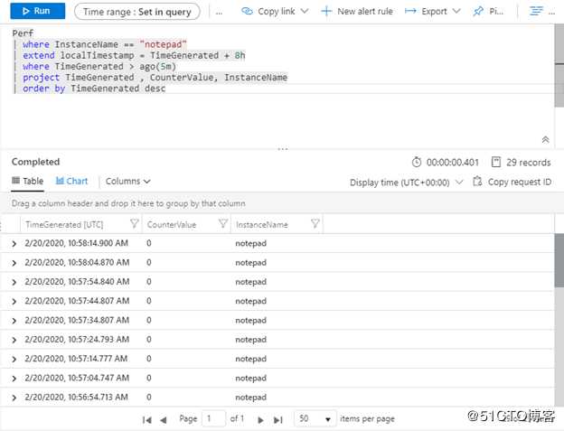 使用Azure Monitor监视Process