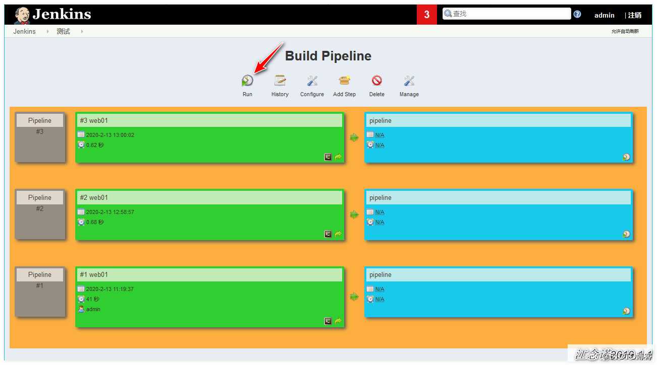 Jenkins之Pipeline代码流水线配置