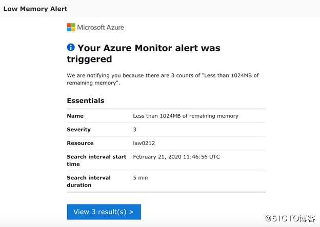 使用Azure Monitor监控服务器内存使用率