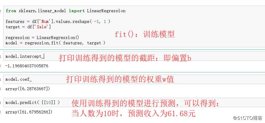 简单线性回归（sklearn + tensorflow）