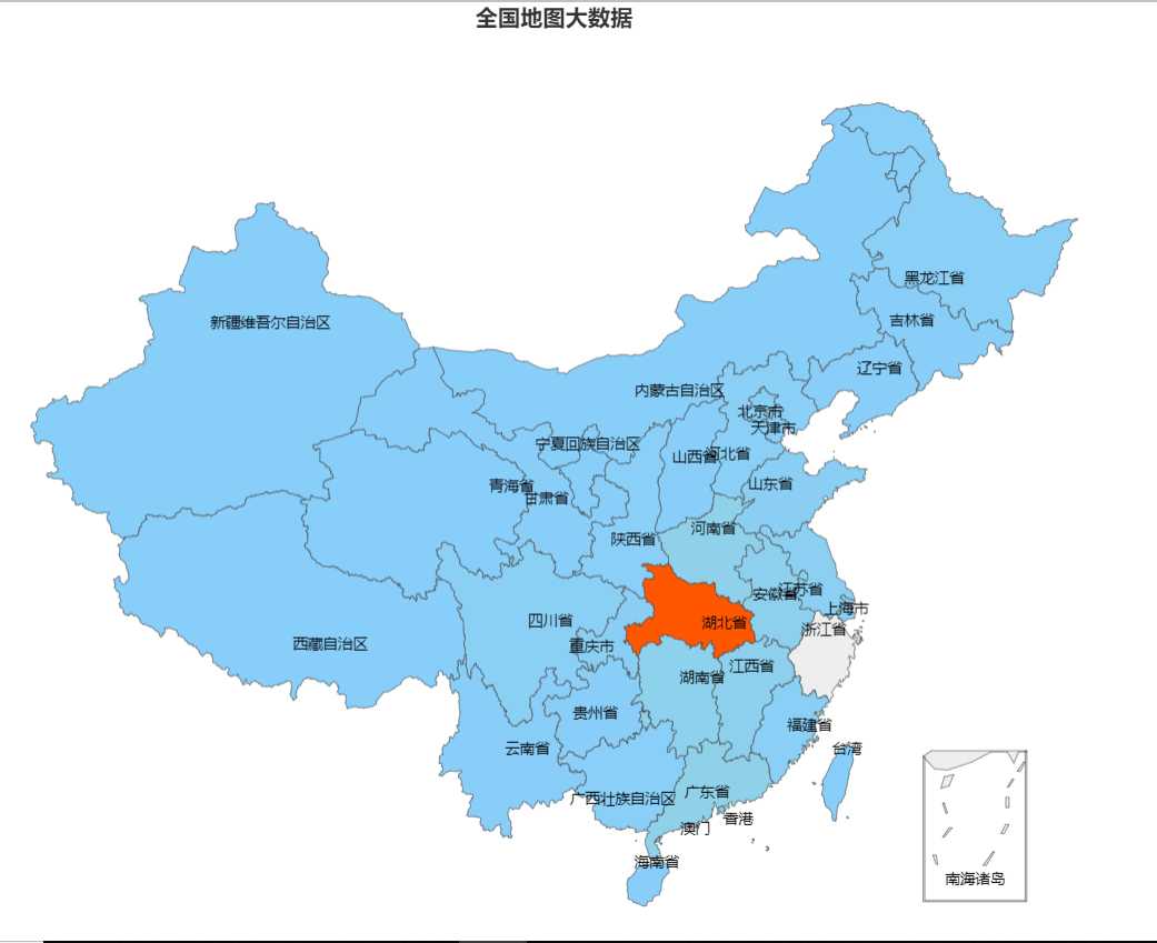 全国疫情统计可视化地图(示例代码)