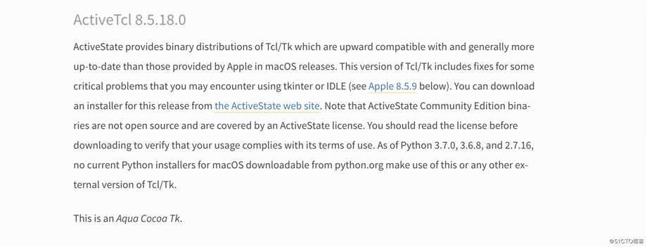 mac pyenv 安装tkinter，解决tkinter环境的问题