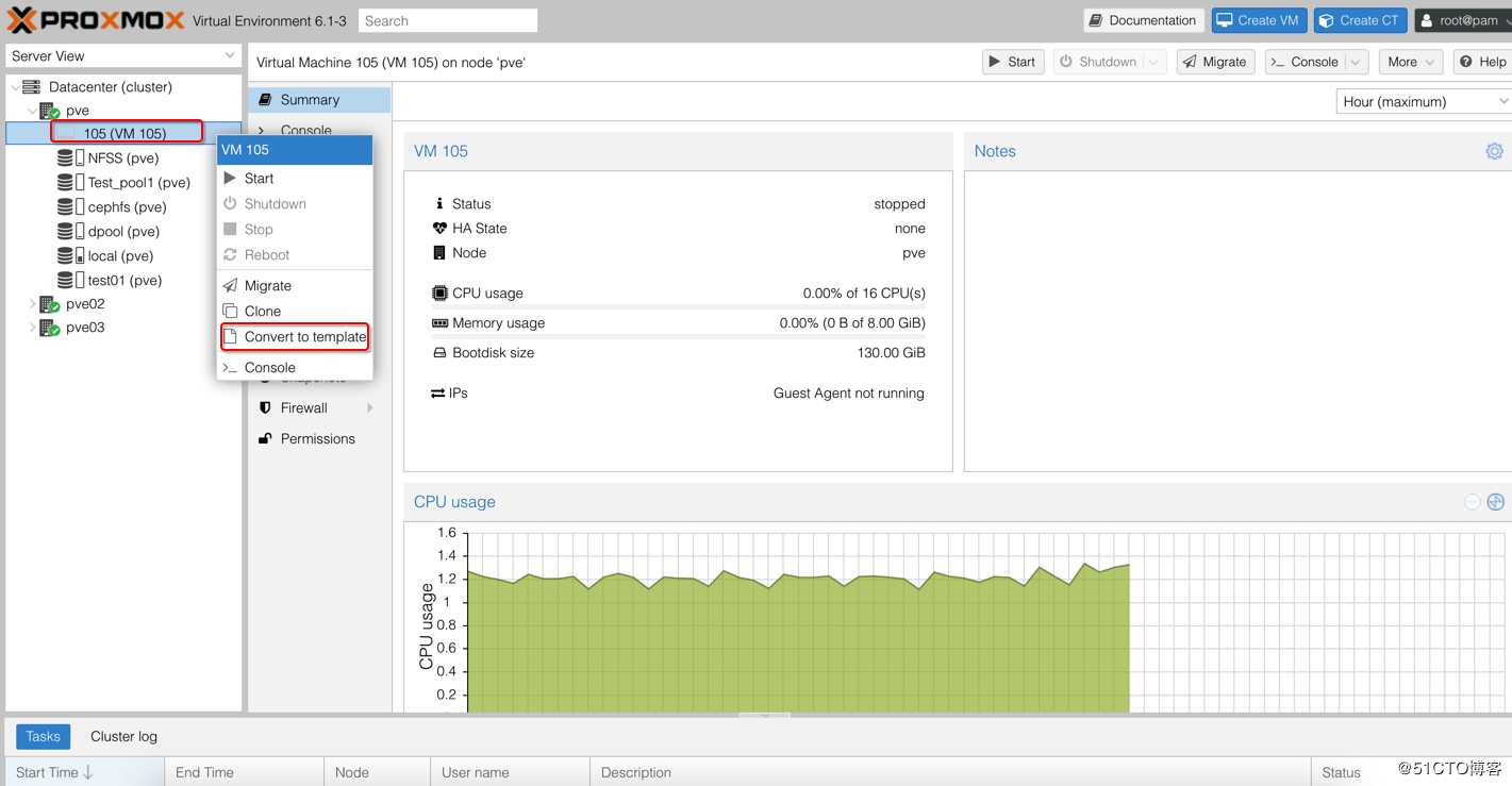 Proxmox VE 6.1从零带你了解之--虚拟机Clone