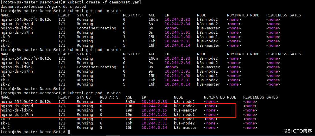 k8s运行DaemonSet控制器管理pod（8）