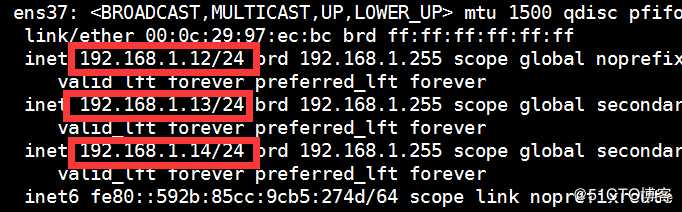 Centos7一块网卡添加多条IP地址