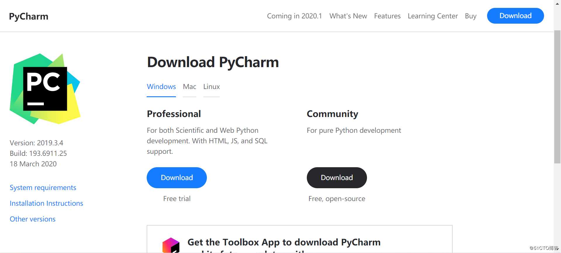 Windows安装 PyCharm