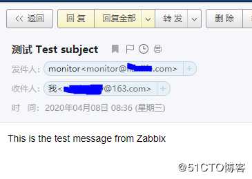 ZABBIX 配置 EMAIL告警通知