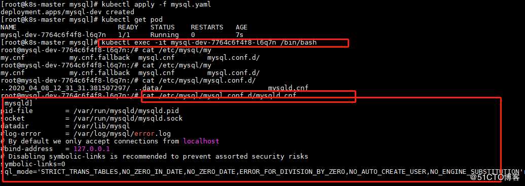 k8s使用ConfigMap配置mysql和nginx （13）