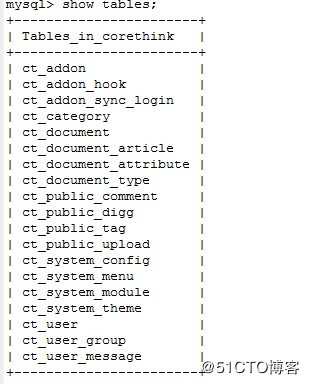 mysql批量更改表前缀名