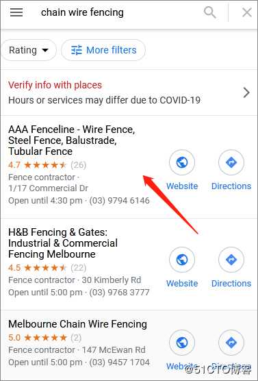 澳洲篇：墨尔本工业厂商优化3个月，Google地图排第一，网站关键词进首页！