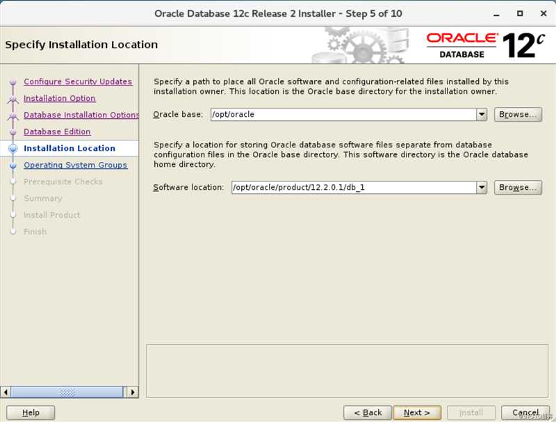 centos7下安装ORACLE 12C-软件安装