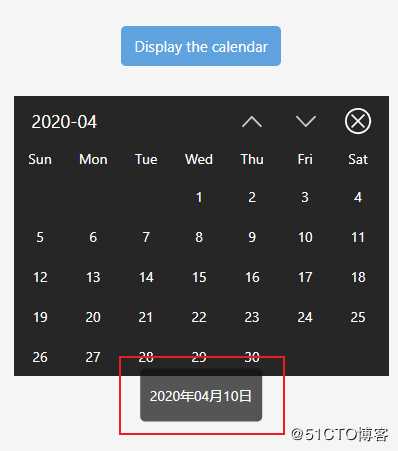 使用ivx小模块制作日历的经验总结