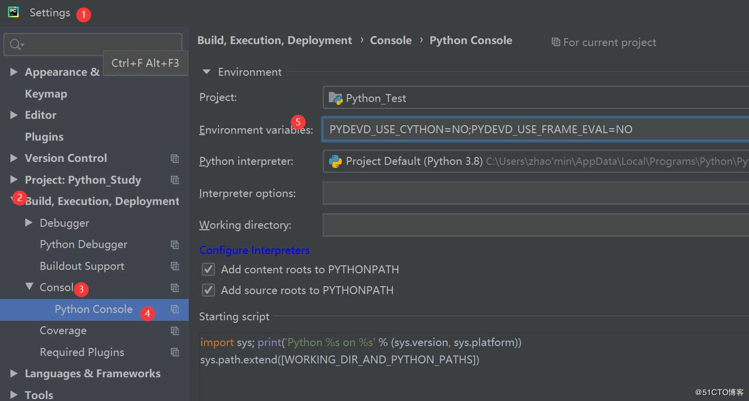 配置2—PyCharm调试debug报异常