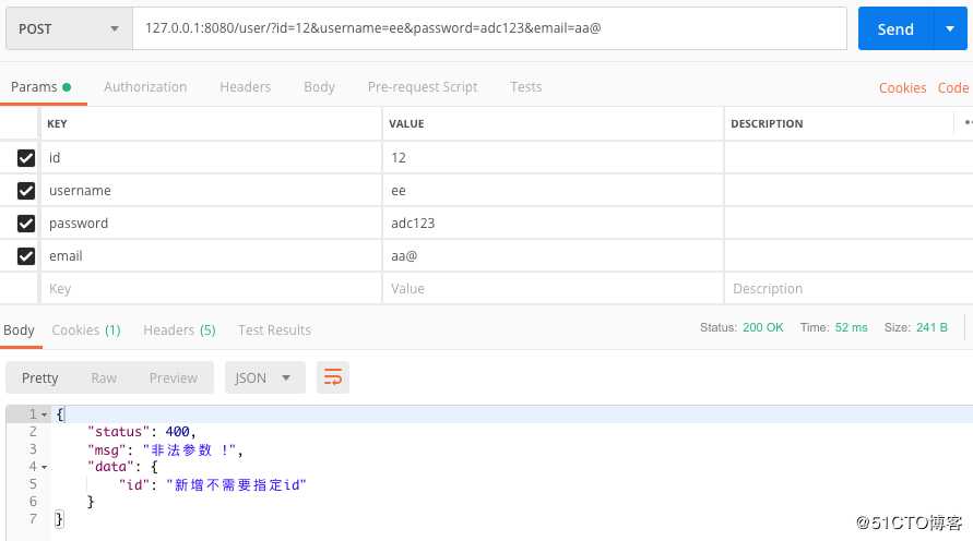 Spring Boot 使用 JSR303 实现参数验证