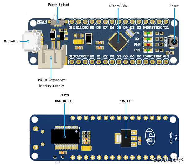 BPI-Nano arduino Nano 开发板和 BPI-UNO arduino UNO 开发板