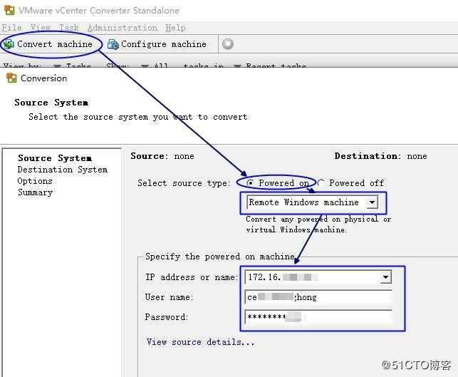 基于VMware Converter Standalone进行远程热克隆物理服务器