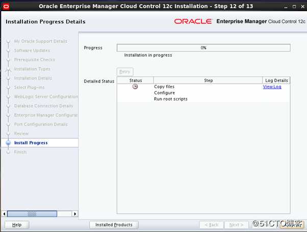 ORACLE EMCC 12.1.0.5安装配置