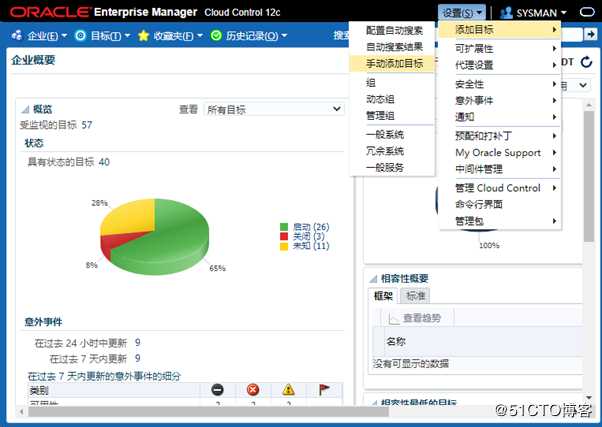 ORACLE EMCC 12.1.0.5安装配置