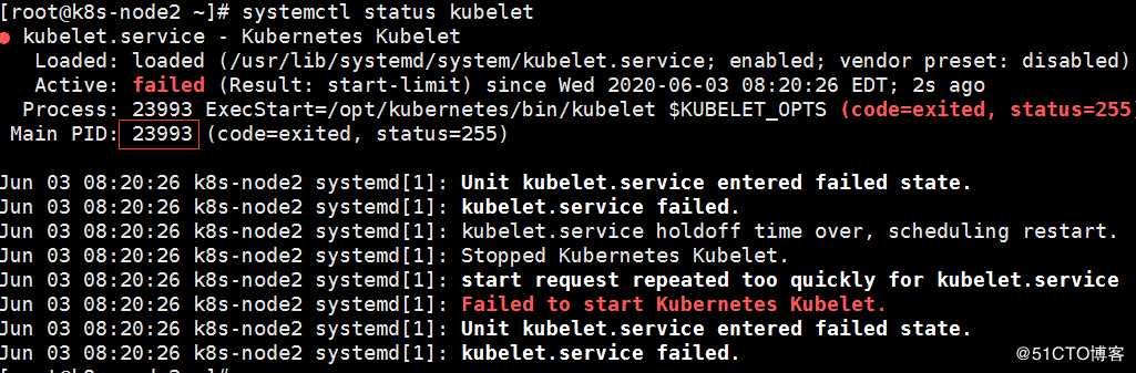 Kubelet 服务启动失败
