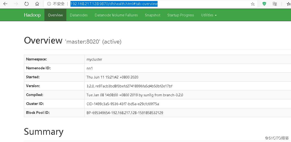 hadoop 3.2.x 高可用集群搭建