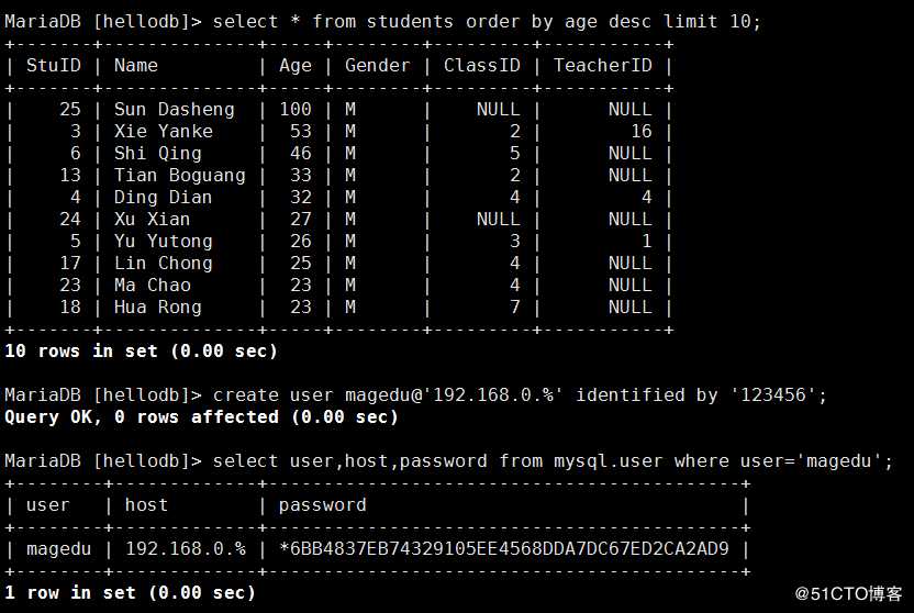 mysql数据库基础