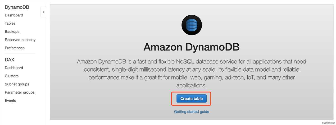 [AWS][Nosql]DynamoDB动手实验101