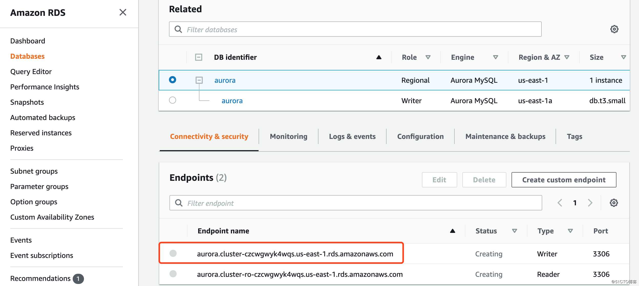 [AWS][数据库]Aurora 动手实验&对比RDS Mysql性能