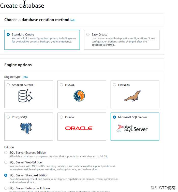 AWS 迁移MSSQL 数据库到 Aurora