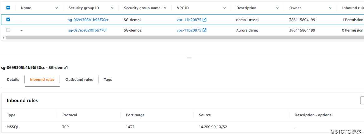 AWS 迁移MSSQL 数据库到 Aurora