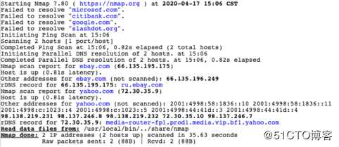 hacker之眼Nmap的原理及用法（二）最常用的扫描方法TCP SYN Ping
