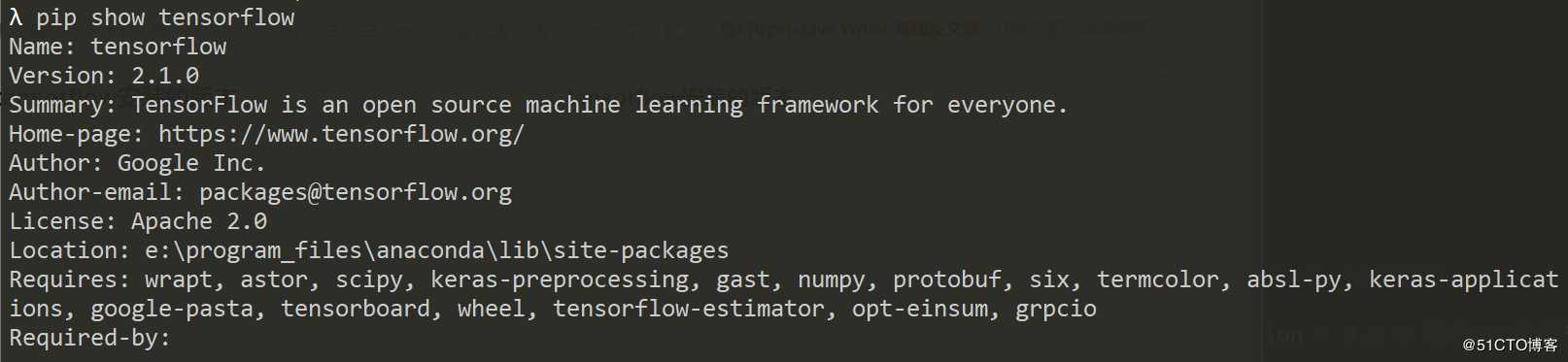 安装tensorflow-gpu 2.1.0 新版本报错no attribute ‘compat‘