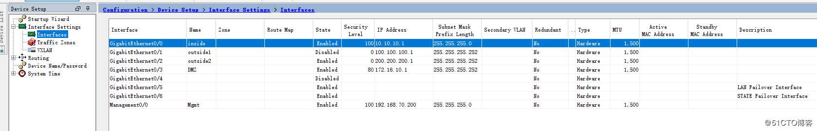 CISCO ASA防护墙详细AS/双出口配置切换---By 年糕泰迪