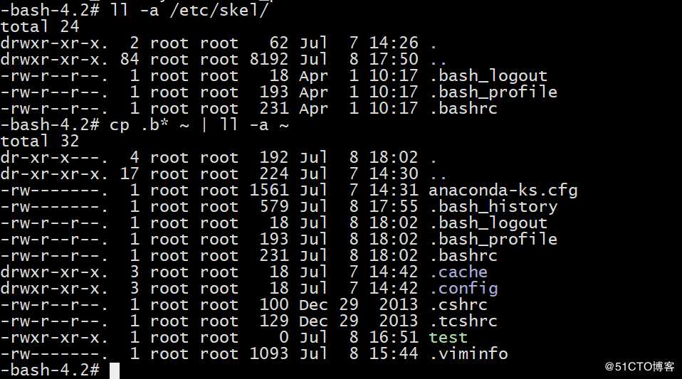解决llinux登录显示bash-4.2问题